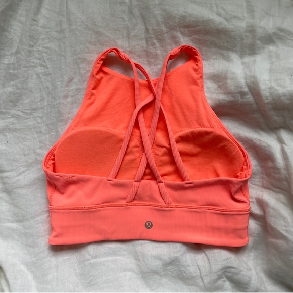 lululemon Neon Pink Sports Bra - Picture 4 of 4